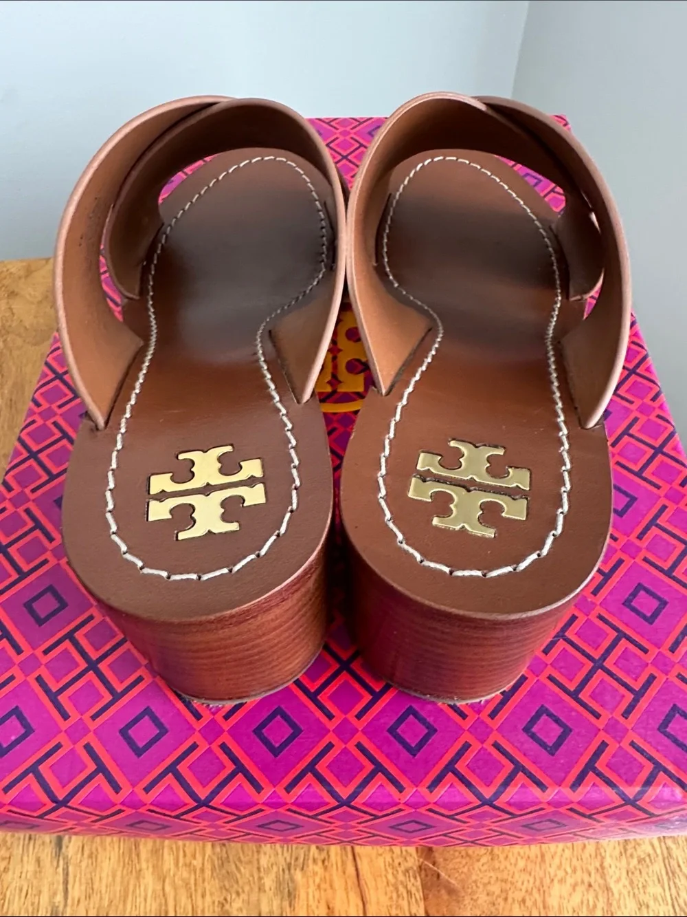 Tory Burch Montrose 55MM Metallic Mule - Dress Mirror Metallic, Size 8